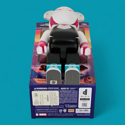 Bearbrick Spider-Gwen [Spider-Man - Across the Spider-Verse] 400% Echtheitsmerkmale