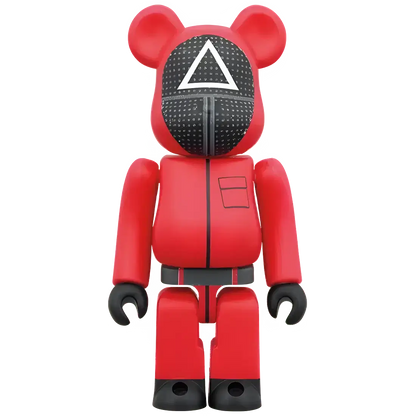 Bearbrick Squid Game Guard 'Triangle' 100%+400% Herstellerbild 2