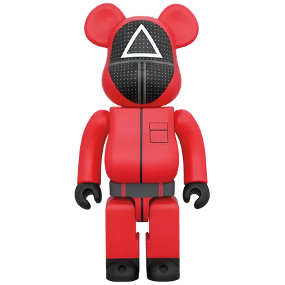 Bearbrick Squid Game Guard 'Triangle' 100%+400% Herstellerbild 3