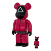 Bearbrick Squid Game Guard 'Triangle' 100%+400% schräg
