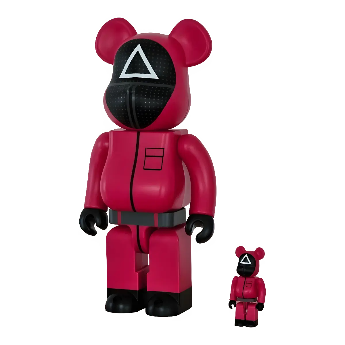 Bearbrick Squid Game Guard 'Triangle' 100%+400% schräg
