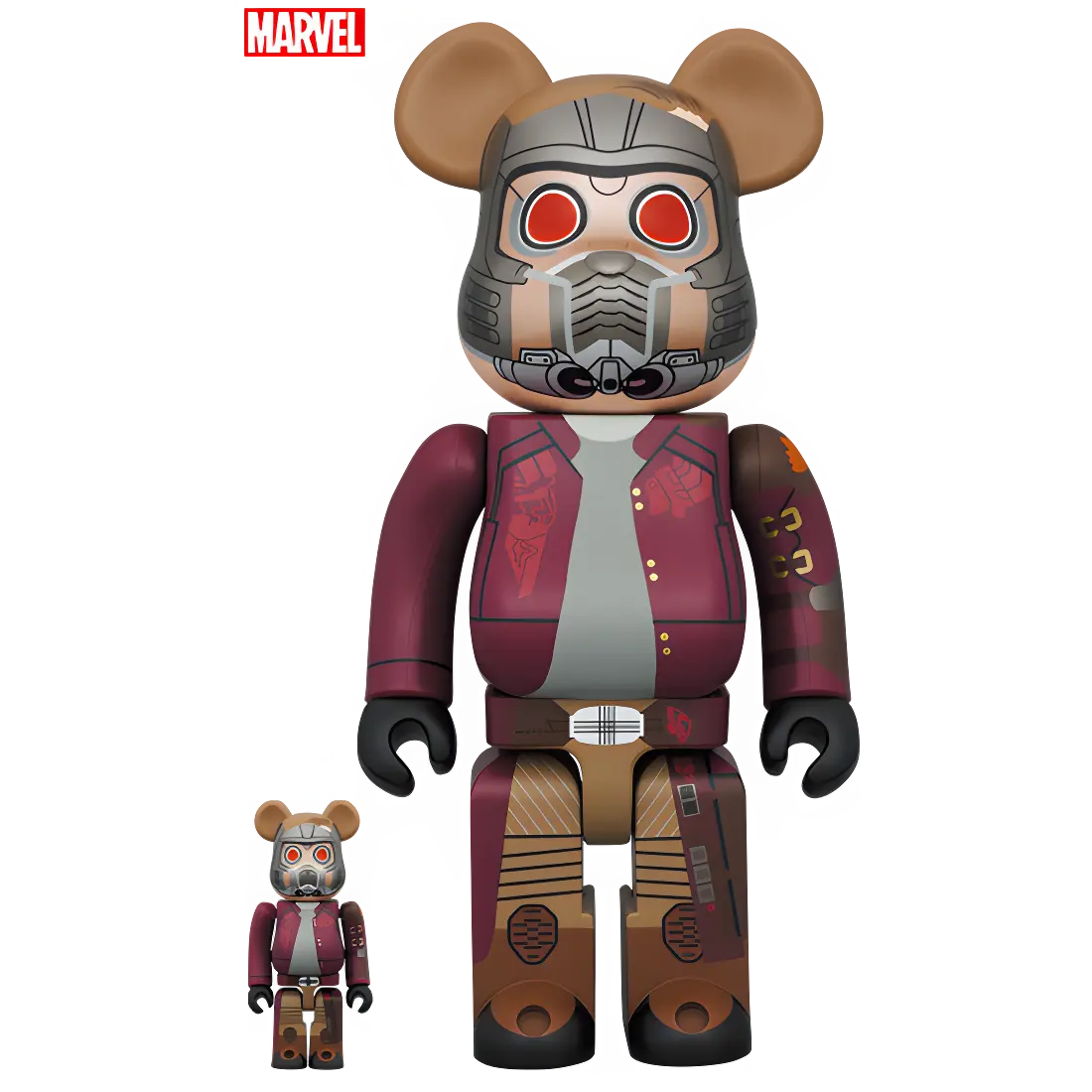 Bearbrick Star-Lord [The Infinity Saga] 100%+400% Herstellerbild 1