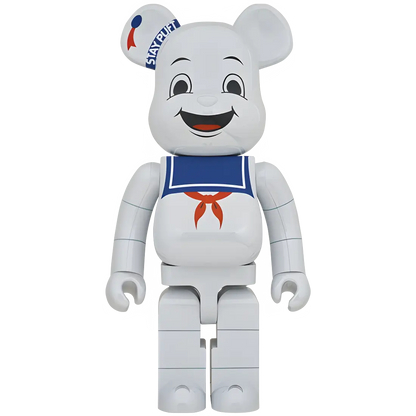 Bearbrick Stay Puft Marshmallow Man White Chrome Version 1000% Herstellerbild 1