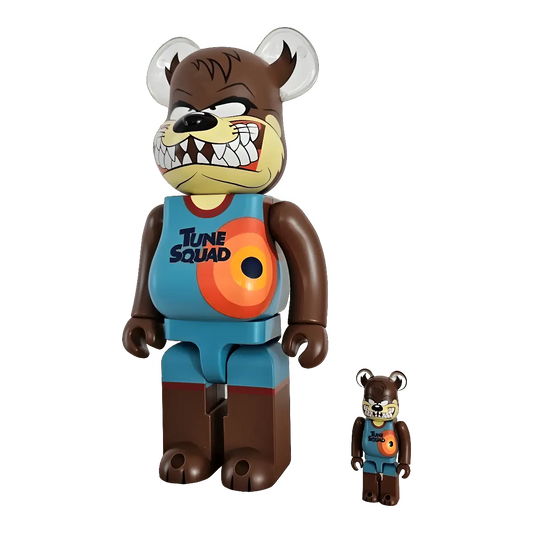 Bearbrick Tasmanian Devil 100%+400% schräg