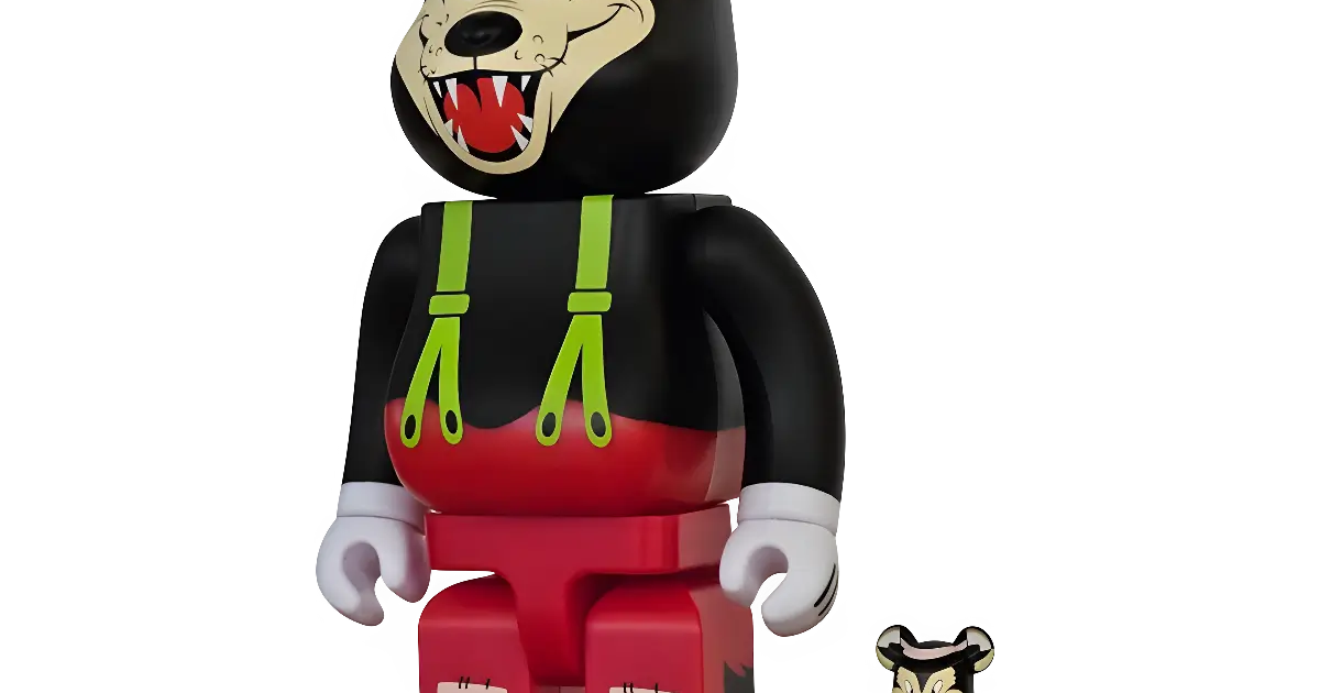 BE@RBRICK The Big Bad Wolf Disney 100%+400% | MyBearBrick.de