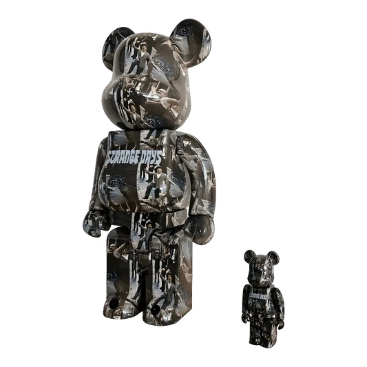 Bearbrick The Doors 'Strange Days' 100%+400% schräg