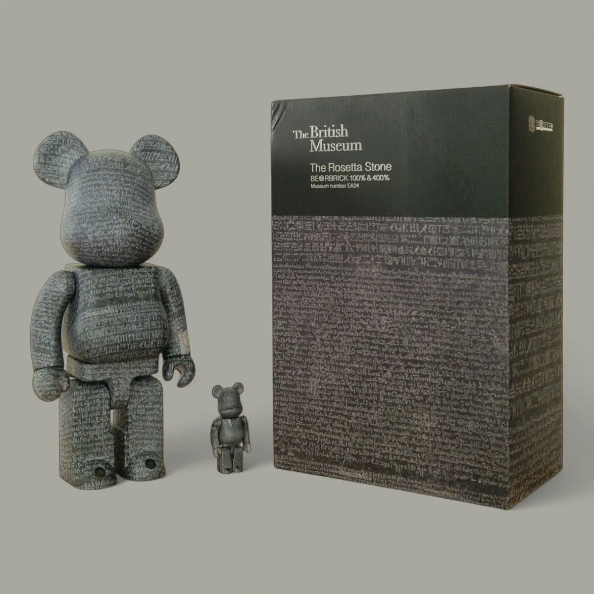 The British Museum BE@RBRICK 100% ＆ 400% Bearbrick The British Museum (The Rosetta Stone) 100% & 400