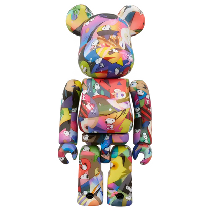 Bearbrick Tomokazu Matsuyama × PEANUTS 100%+400% Herstellerbild 2