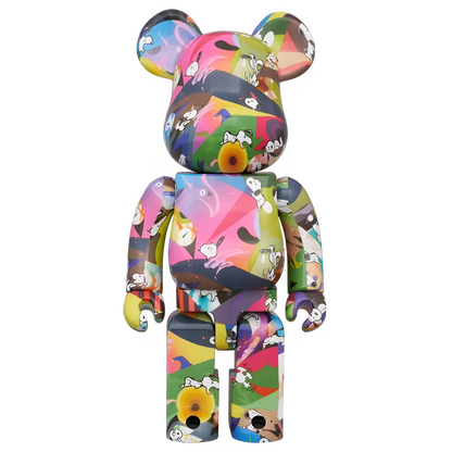 Bearbrick Tomokazu Matsuyama × PEANUTS 100%+400% Herstellerbild 3