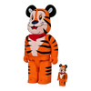 Bearbrick Tony the Tiger Flocky Version [Kellogg's Corn Frosties] 100%+400% schräg