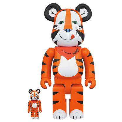 Bearbrick Tony the Tiger Vintage Version  [Kellogg's Corn Frosties] 100%+400% Herstellerbild 1
