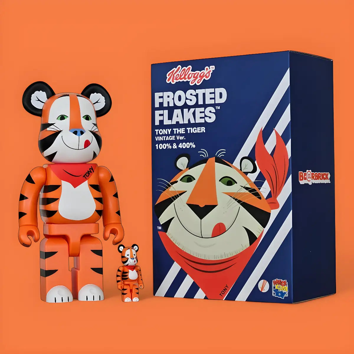 BE@RBRICK Tony the Tiger Vintage Ver. 100%+400% BE@RBRICK Tony the Tiger Vintage Ver. 100%+400%