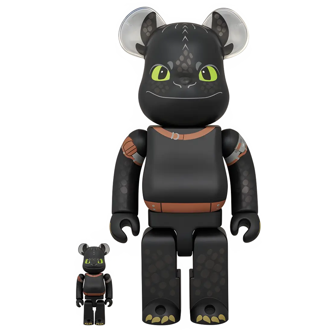 Bearbrick Toothless [Dragons] 100%+400% Herstellerbild 1