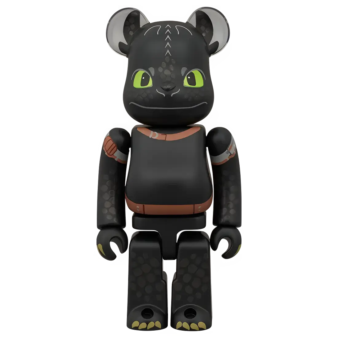 Bearbrick Toothless [Dragons] 100%+400% Herstellerbild 2
