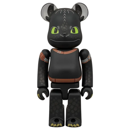 Bearbrick Toothless [Dragons] 100%+400% Herstellerbild 2