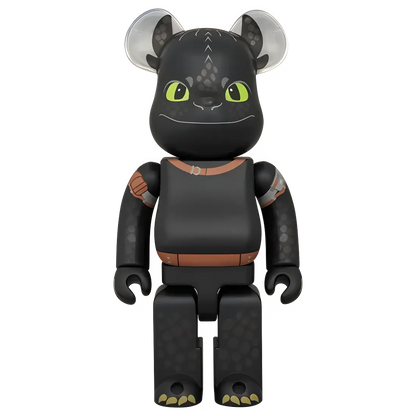 Bearbrick Toothless [Dragons] 100%+400% Herstellerbild 3