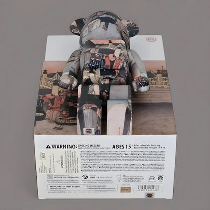 Bearbrick Utagawa Hiroshige 53 Stages of the Tokaido Highway Nihonbashi Bridge 100%+400% Echtheitsmerkmale