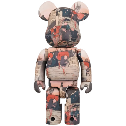 Bearbrick Utagawa Hiroshige 53 Stages of the Tokaido Highway Nihonbashi Bridge 100%+400% Herstellerbild 3