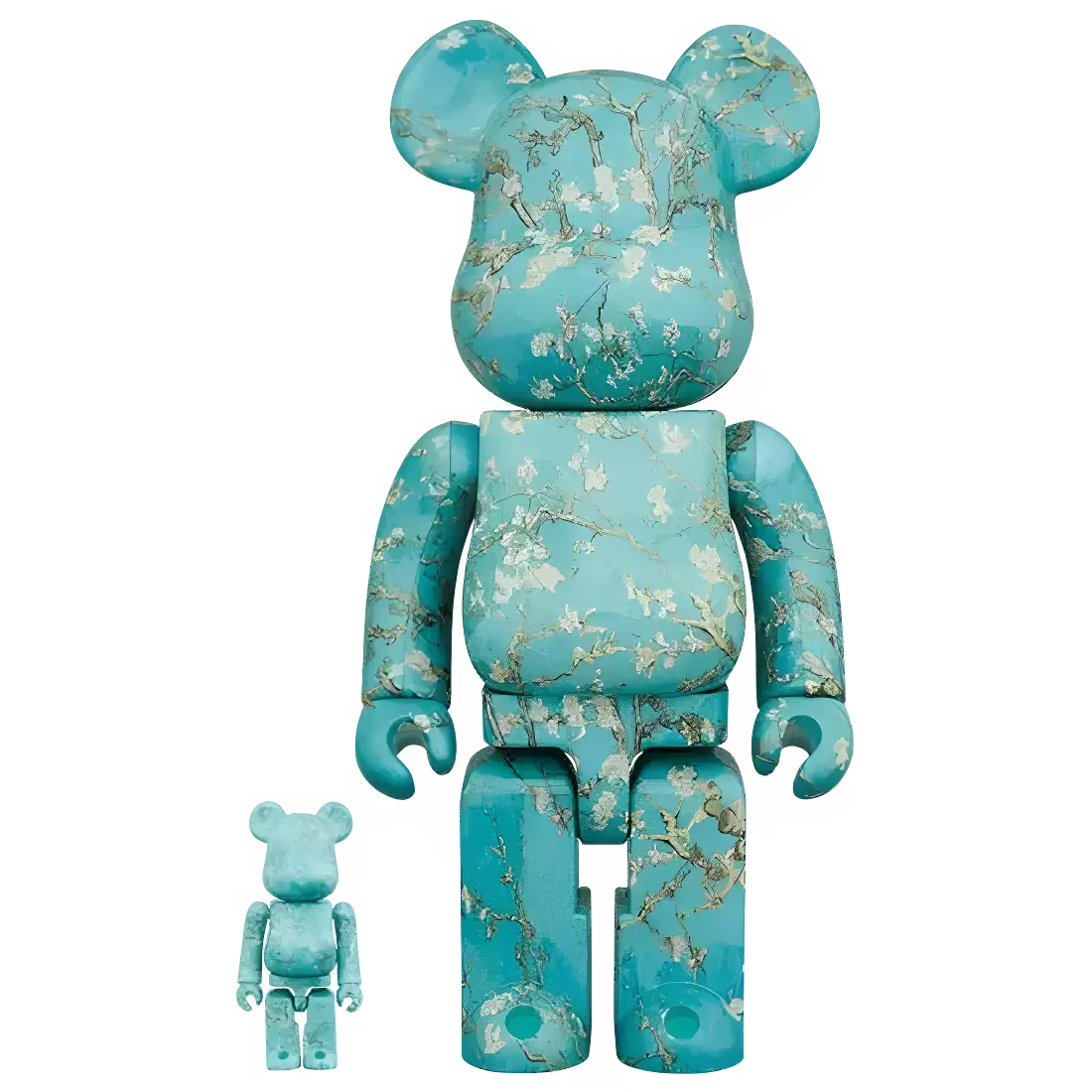 Bearbrick Vincent van Gogh Almond Blossom 100%+400% Herstellerbild 1