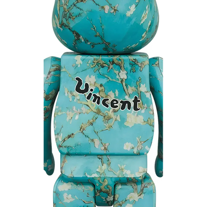 Bearbrick Vincent van Gogh Almond Blossom 100%+400% Herstellerbild 4