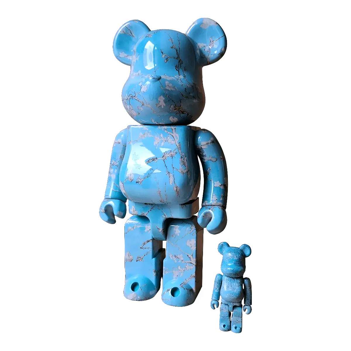 Bearbrick Vincent van Gogh Almond Blossom 100%+400% schräg