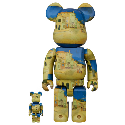 Bearbrick Vincent van Gogh 'The Yellow House (The Street)' [Van Gogh Museum] 100%+400% Herstellerbild 1