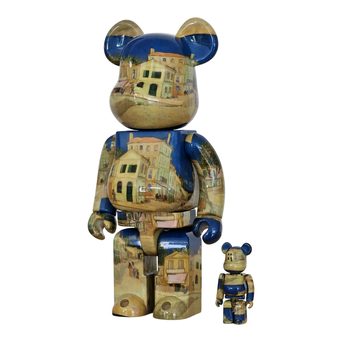 Bearbrick Vincent van Gogh 'The Yellow House (The Street)' [Van Gogh Museum] 100%+400% schräg