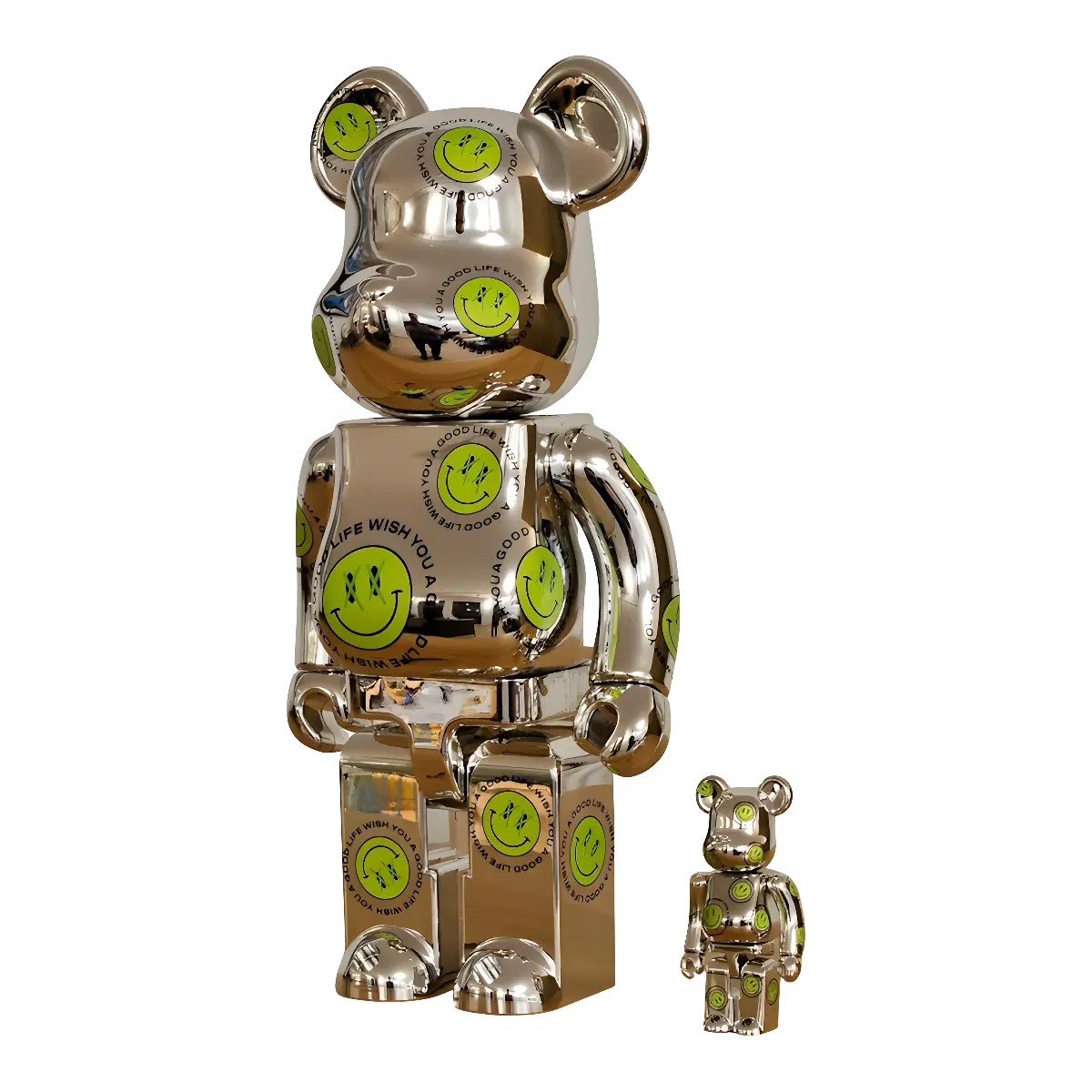 Bearbrick Wish You a Good Life NICKTHEREAL schräg
