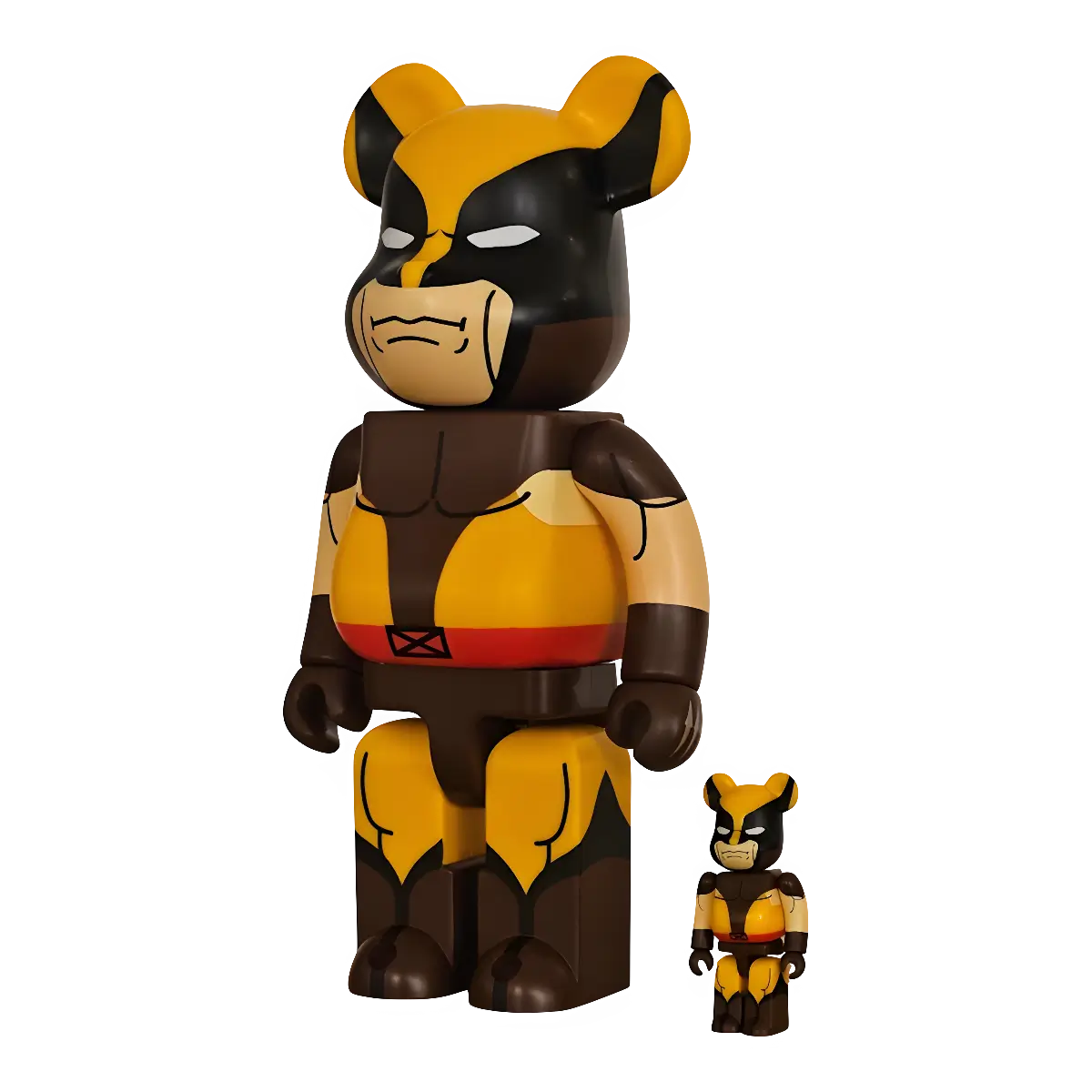 Bearbrick Wolverine Brown Version schräg
