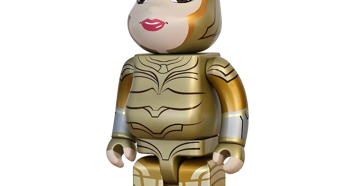 BE@RBRICK Wonder Woman Golden Armor Version 400%