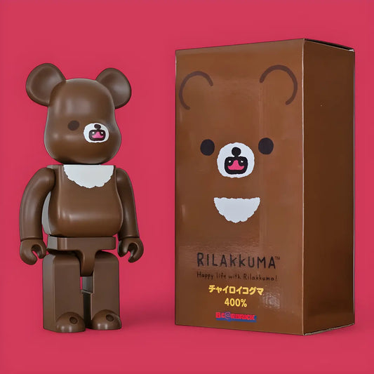 Bearbrick Yellow-bellied Bear [Rilakkuma] 400% mit Verpackung