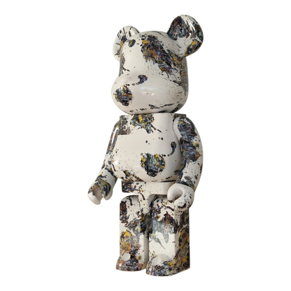 Bearbrick Jackson Pollock Studio Splash 1000% schräg