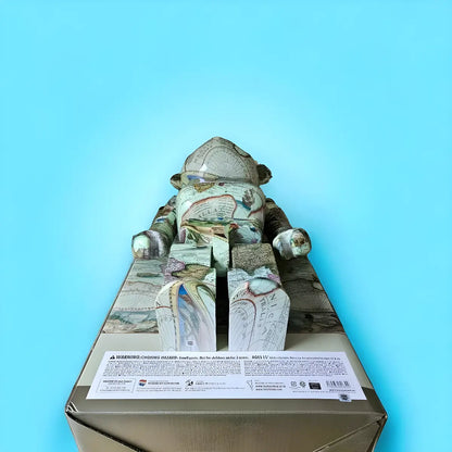Bearbrick atmos Aged Map 1000% Echtheitsmerkmale