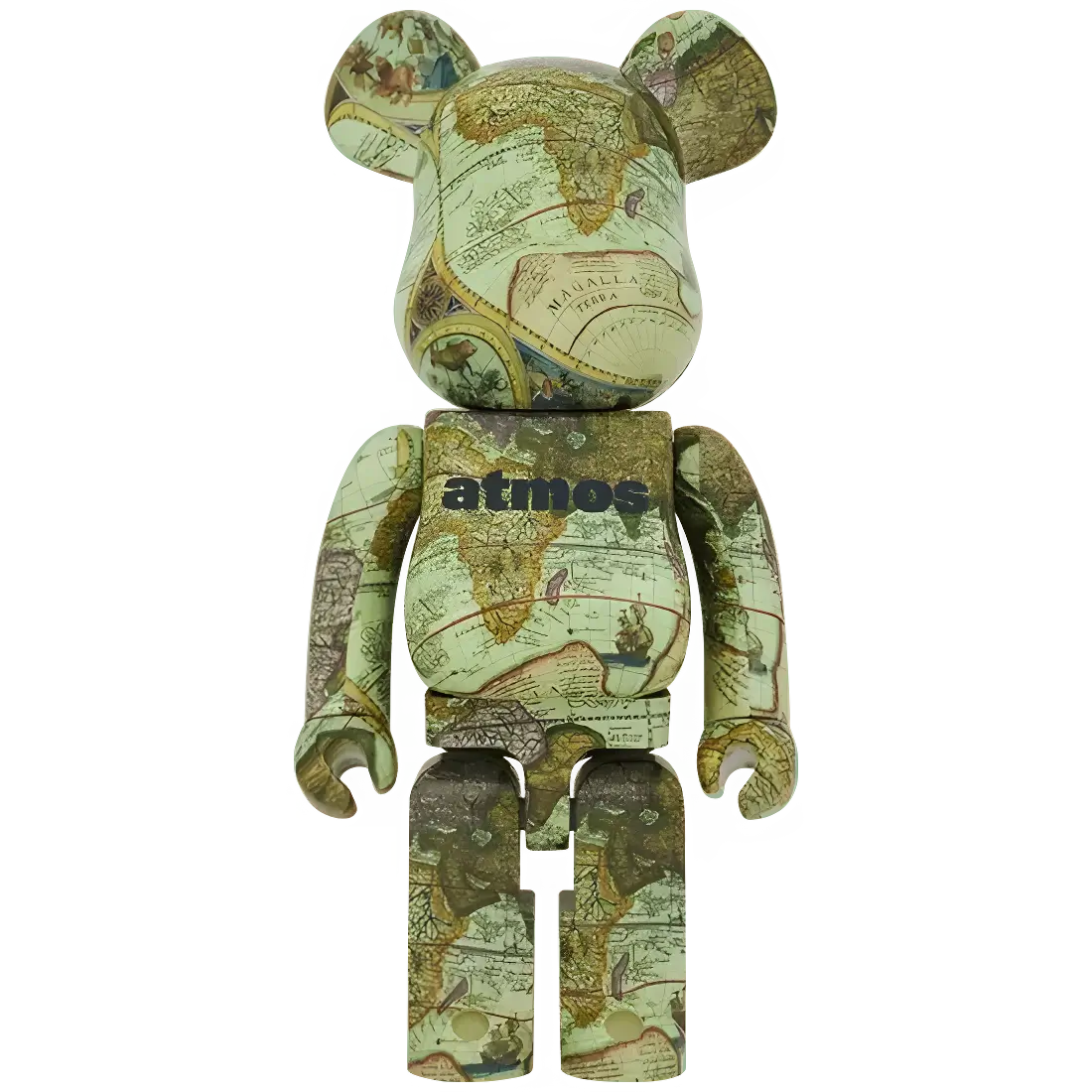 Bearbrick atmos Aged Map 1000% Herstellerbild 1