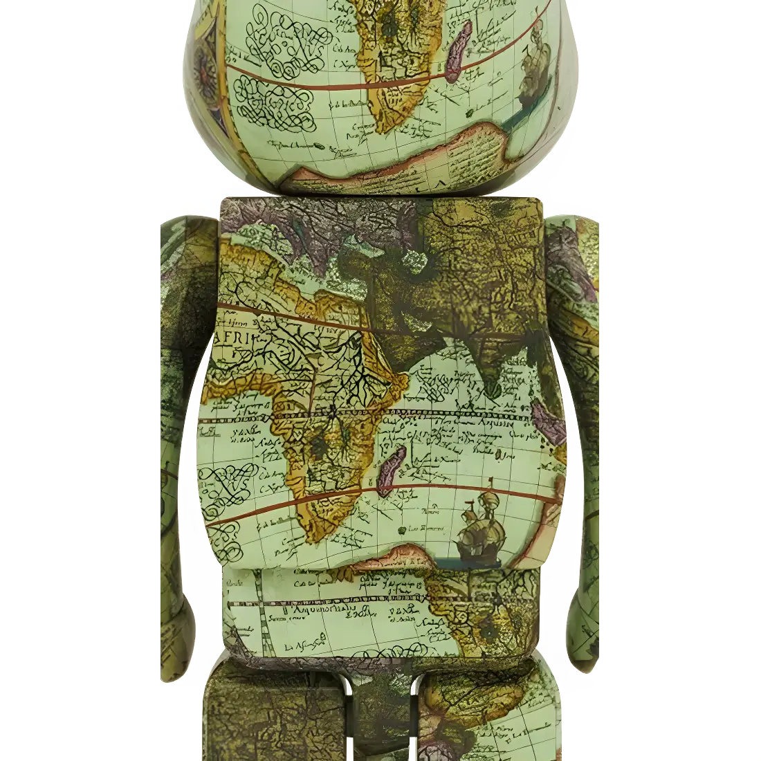 Bearbrick atmos Aged Map 1000% Herstellerbild 2