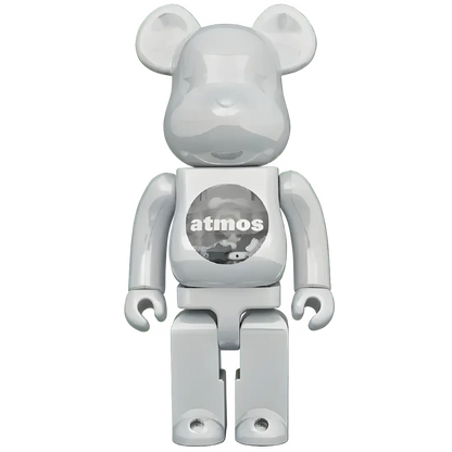 Bearbrick atmos White Chrome Version 100%+400% Herstellerbild 3