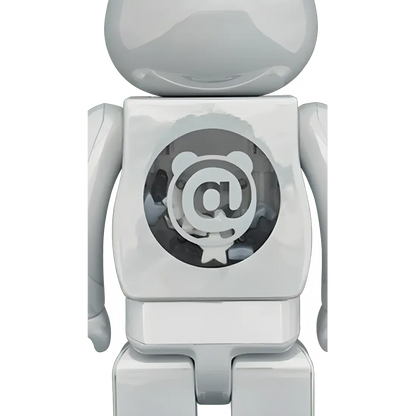 Bearbrick atmos White Chrome Version 100%+400% Herstellerbild 4