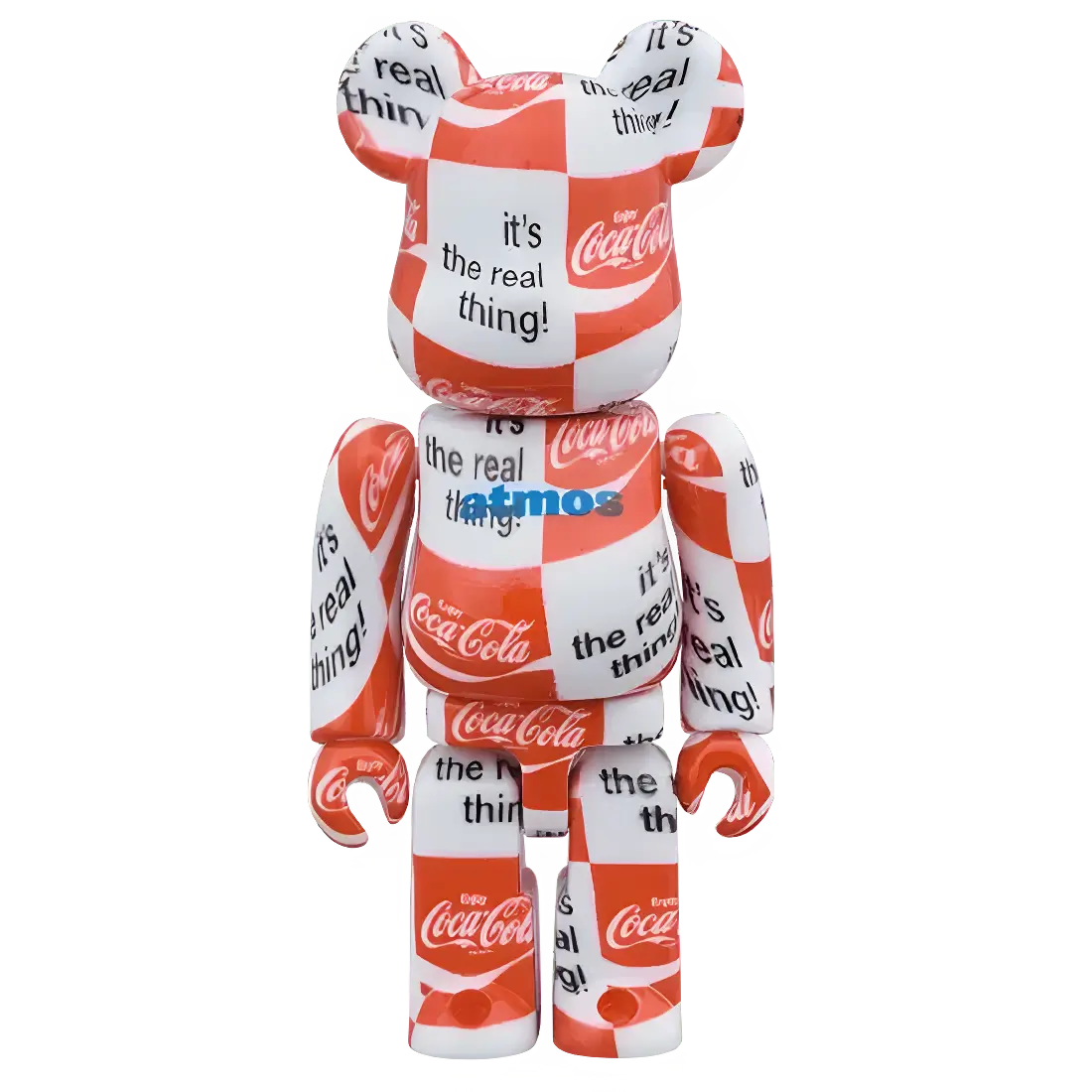 Bearbrick atmos × Coca-Cola Checkerboard 100%+400% Herstellerbild 2