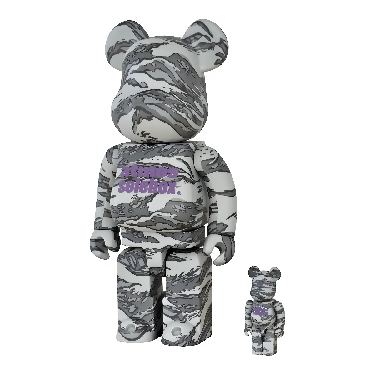 Bearbrick atmos × solebox 100%+400% schräg