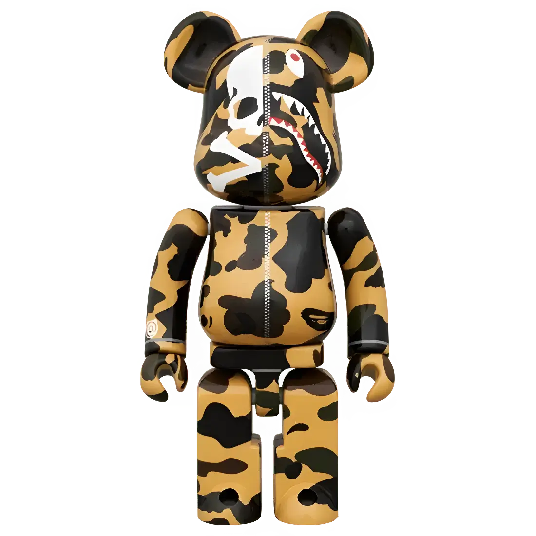Bearbrick mastermind × A Bathing Ape Yellow 200% Herstellerbild 1