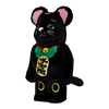 Maneki Neko Costume Version Black 400% schräg