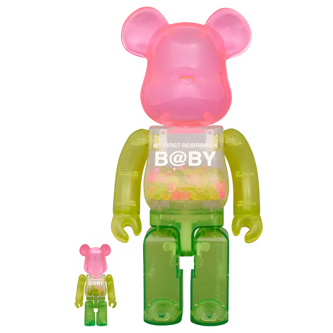 My First Bearbrick Baby 1st Color Clear Version 100%+400% Herstellerbild 1