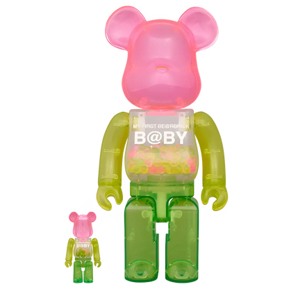 My First Bearbrick Baby 1st Color Clear Version 100%+400% Herstellerbild 1