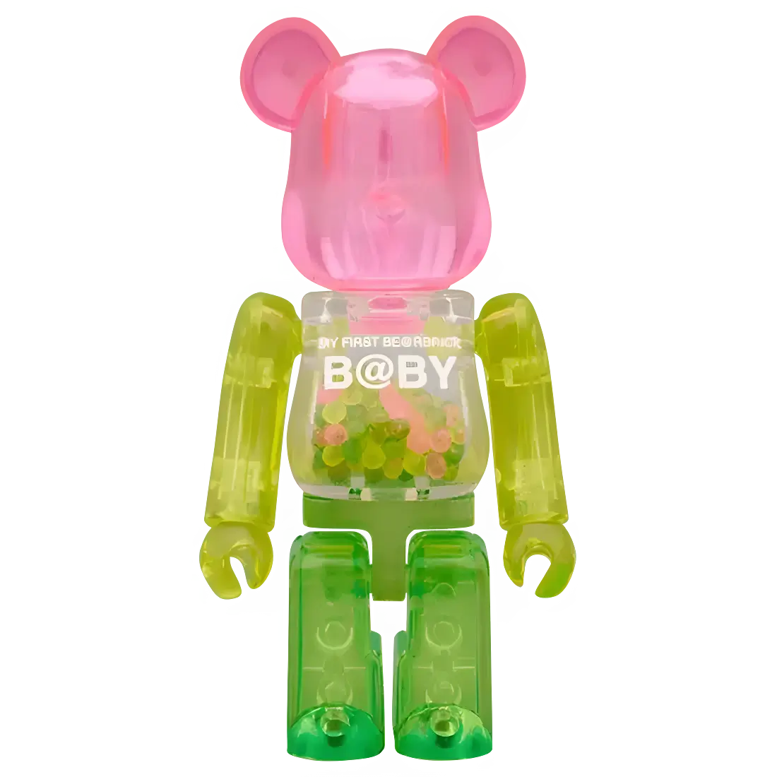 My First Bearbrick Baby 1st Color Clear Version 100%+400% Herstellerbild 2