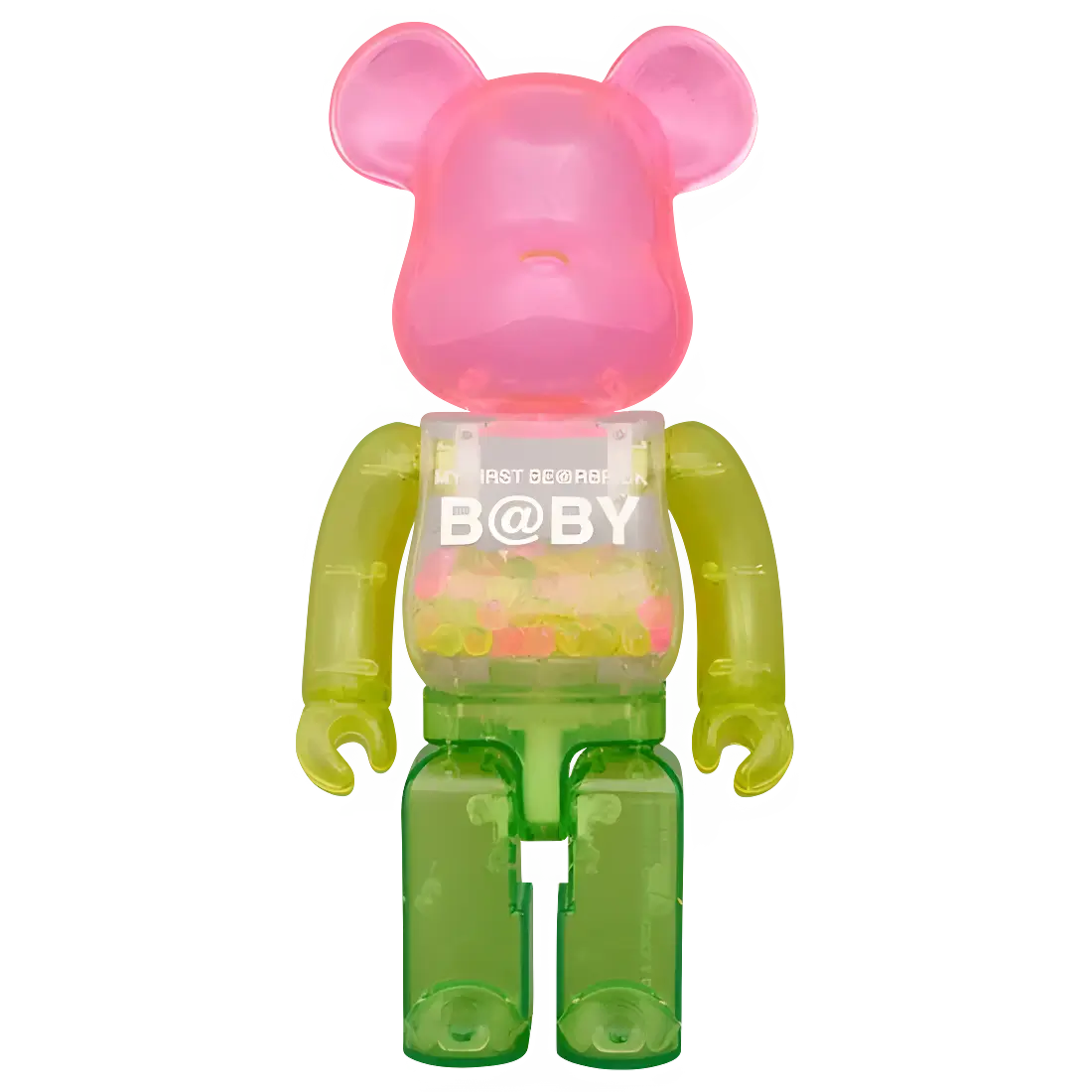 My First Bearbrick Baby 1st Color Clear Version 100%+400% Herstellerbild 3