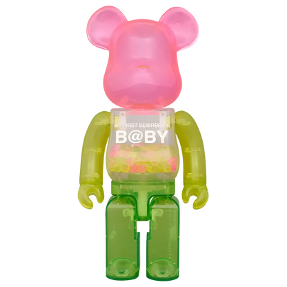 My First Bearbrick Baby 1st Color Clear Version 100%+400% Herstellerbild 3