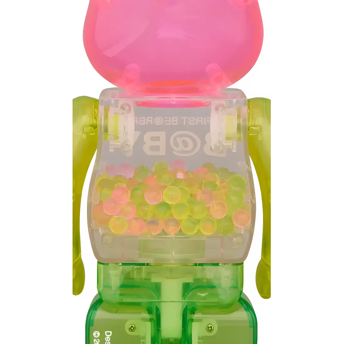 My First Bearbrick Baby 1st Color Clear Version 100%+400% Herstellerbild 4