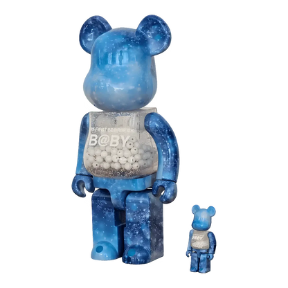 MY FIRST BE@RBRICK B@BY Crystal of Snow Version 100%+400% MY FIRST BE@RBRICK B@BY Crystal of Snow Version 100%+400%