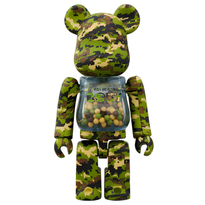 My First Bearbrick Baby Digital Camo Version 100%+400% Herstellerbild 2