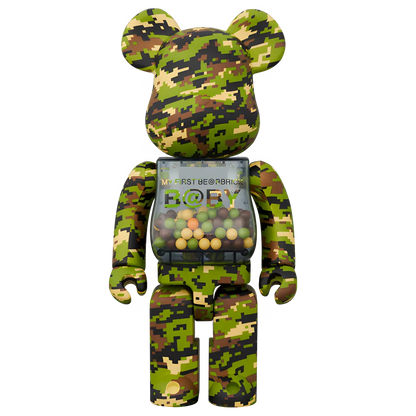 My First Bearbrick Baby Digital Camo Version 100%+400% Herstellerbild 3